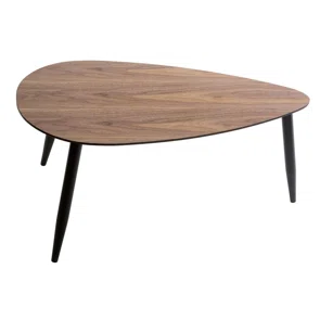 Τραπέζια Σαλονιού (Σετ 2τμχ) A-S Mileo Walnut 166641