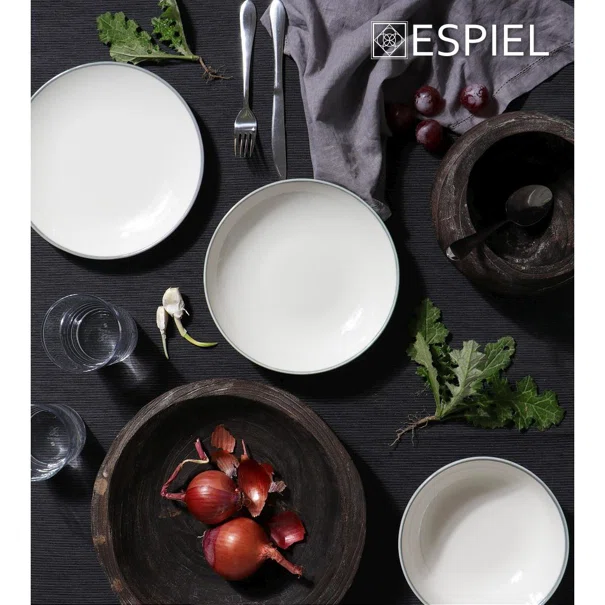 Πιάτο Φαγητού Βαθύ (Φ30) Espiel Nautica White KNZ120K6