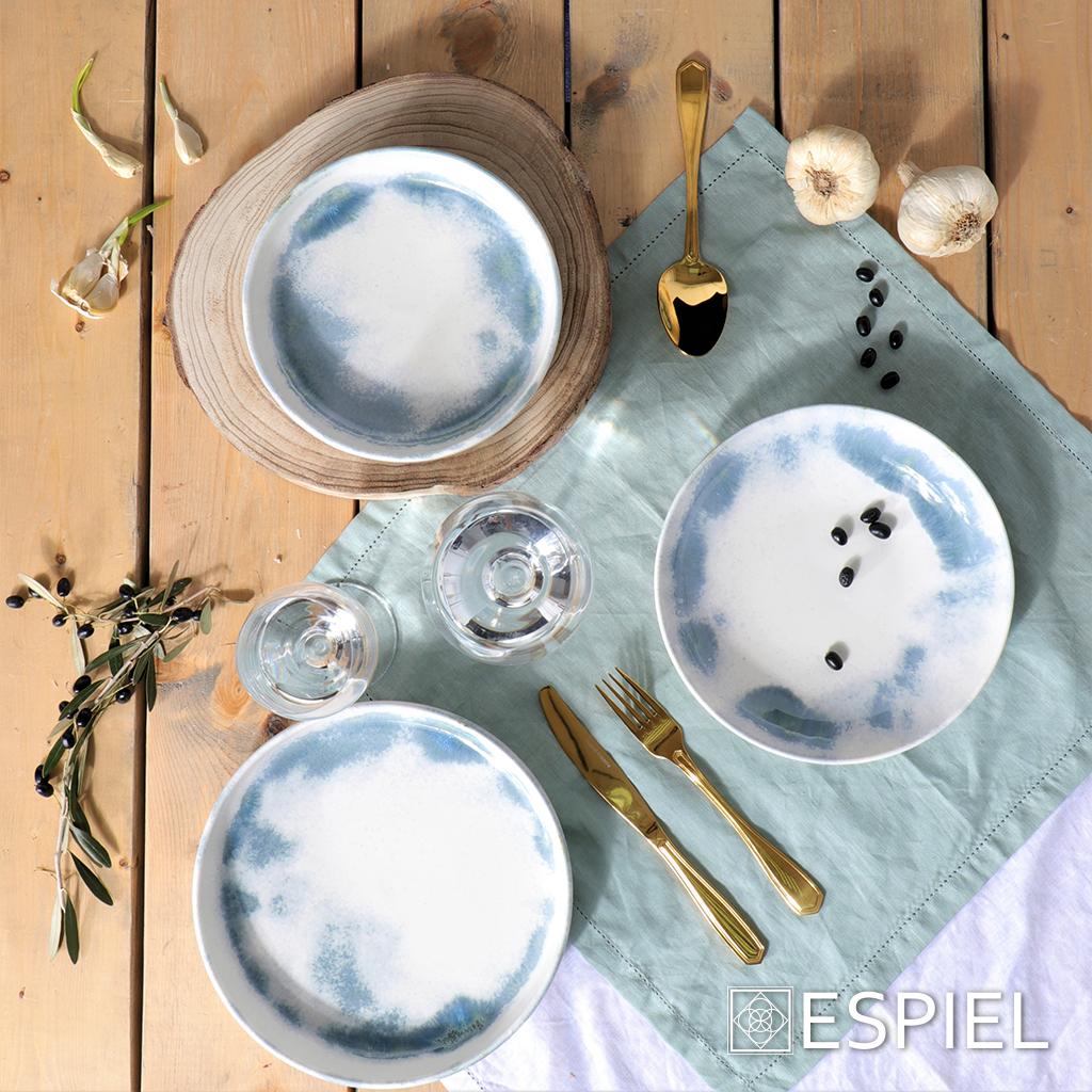 Πιάτο Φαγητού Βαθύ (Φ20) Espiel Sky Blue Step Knd140K6 Είδη Σερβιρίσματος Πιάτα & Σερβίτσια Βαθιά Spitishop