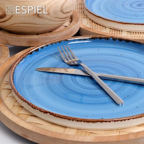 Πιάτο Φαγητού Ρηχό (Φ21) Espiel Terra Blue Step TLF132K6