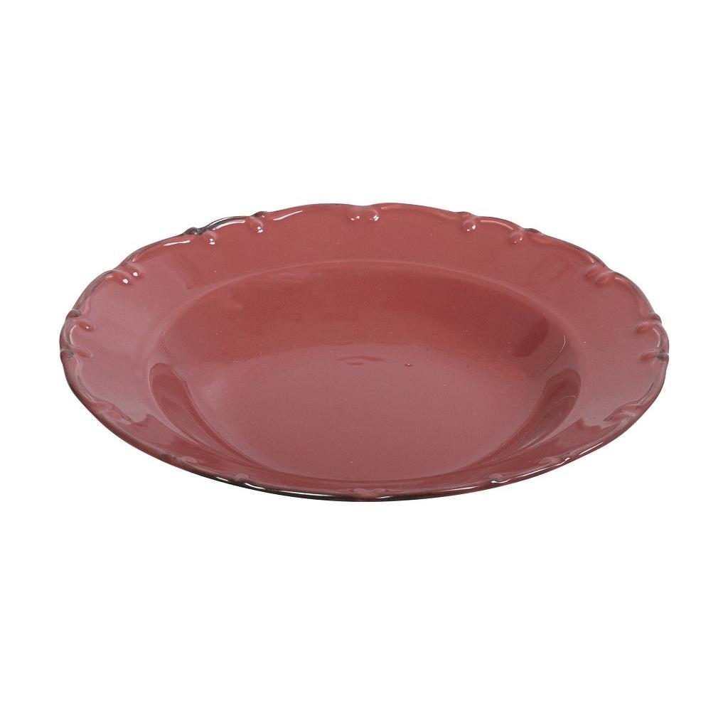 Πιάτο Φαγητού Βαθύ (Φ23) Espiel Liana Red TLX104K6