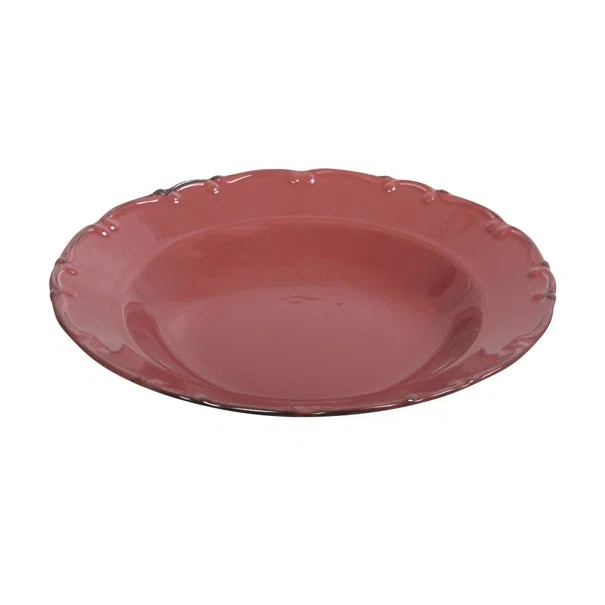 Πιάτο Φαγητού Βαθύ (Φ23) Espiel Liana Red TLX104K6