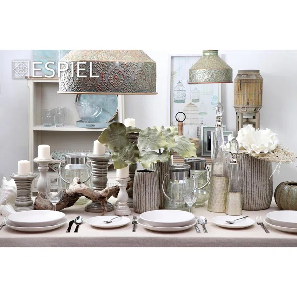 Πιάτο Φαγητού Βαθύ (Φ23.5) Espiel Terra Matte Cream TLP104K6