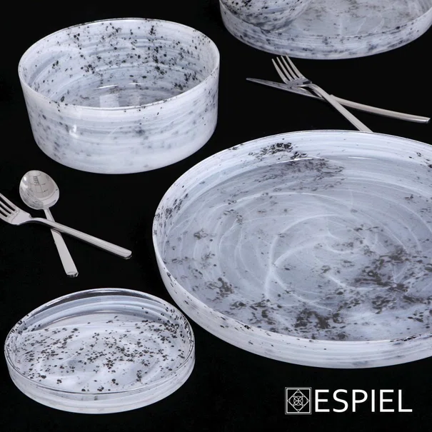 Μπολ (Φ11) Espiel Atlas Alabaster White/Black HOR1626K6