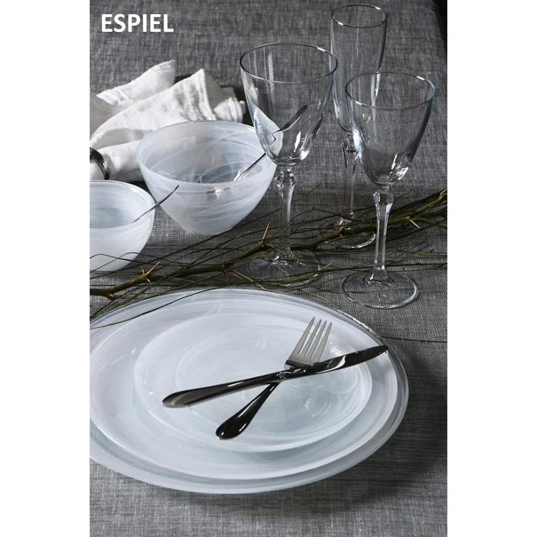 Πιάτο Φαγητού Ρηχό (Φ27.5) Espiel Atlas Alabaster White HOR1316K6