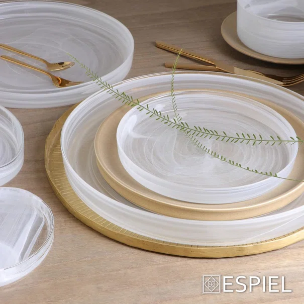 Πιάτο Φαγητού Ρηχό (Φ21) Espiel Atlas Alabaster White HOR1621K6