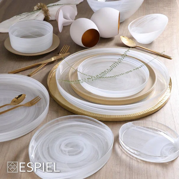 Πιάτο Φαγητού Ρηχό (Φ21) Espiel Atlas Alabaster White HOR1621K6