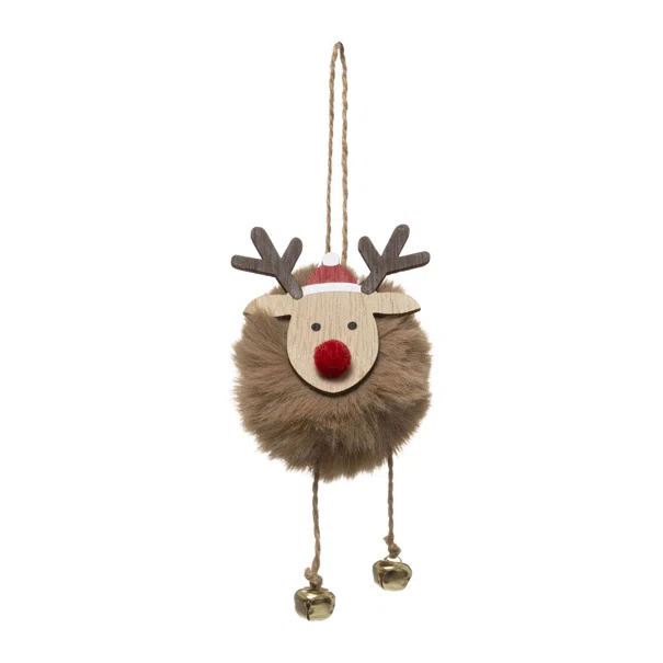 Στολίδι Χριστουγεννιάτικο (7.5x13) A-S Beige Fur Deer 175919