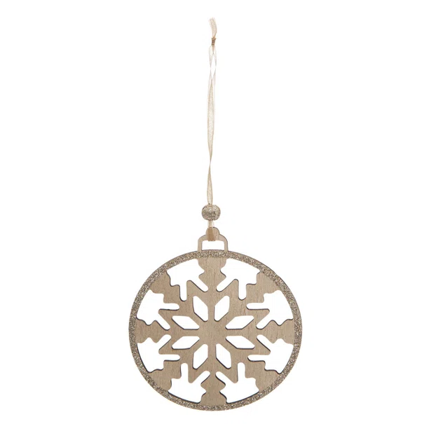 Στολίδι Χριστουγεννιάτικο (Φ9.5) A-S Round Snowflake 184303