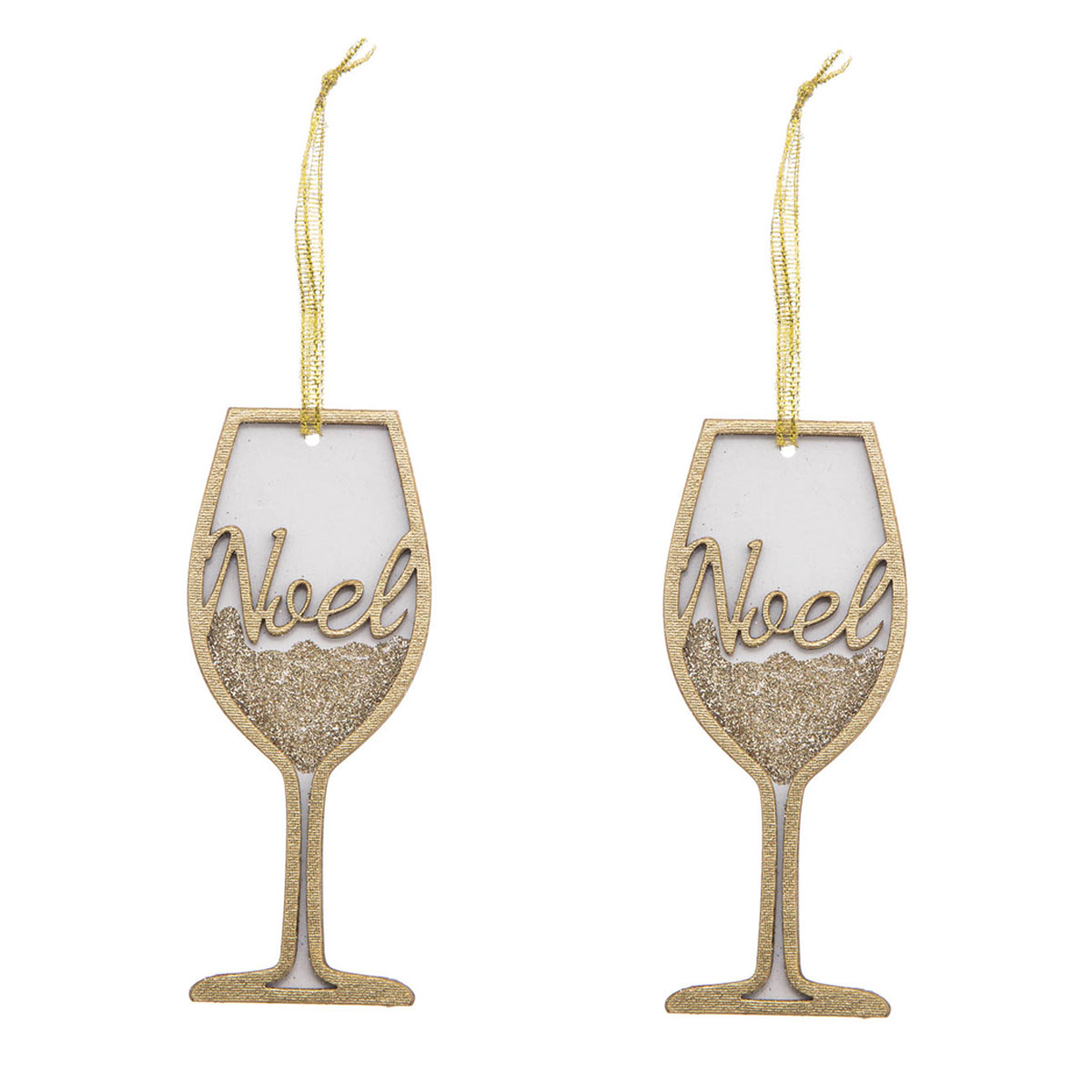 Χριστουγεννιάτικα Στολίδια (Σετ 2τμχ) A-S Glasses 184316