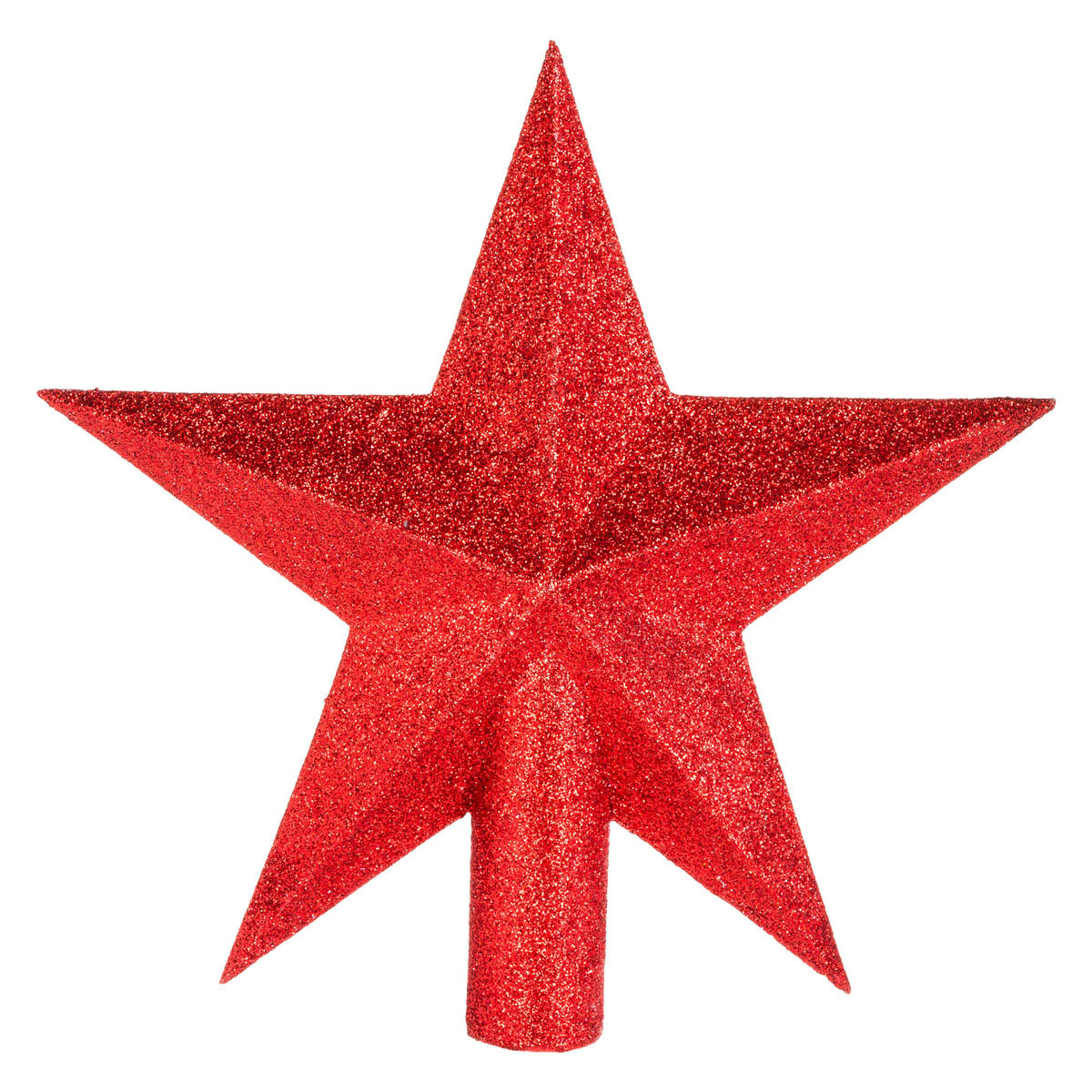 Χριστουγεννιάτικη Κορυφή Δέντρου 22εκ. A-S Glitter Red 184430