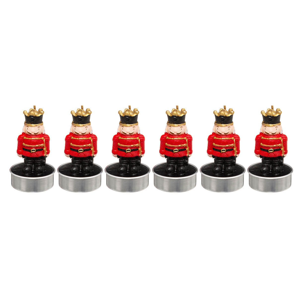 Χριστουγεννιάτικα Κεριά Ρεσώ (Σετ 6τμχ) A-S Nutcracker 170522