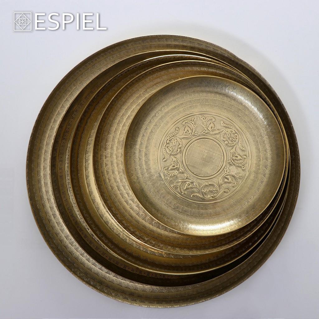 Δίσκος Διακόσμησης (Φ25) Espiel Pandora Gold Lak411K4 Διακόσμηση Δίσκοι - Πιατέλες Μπωλ Διακοσμητικοί Spitishop