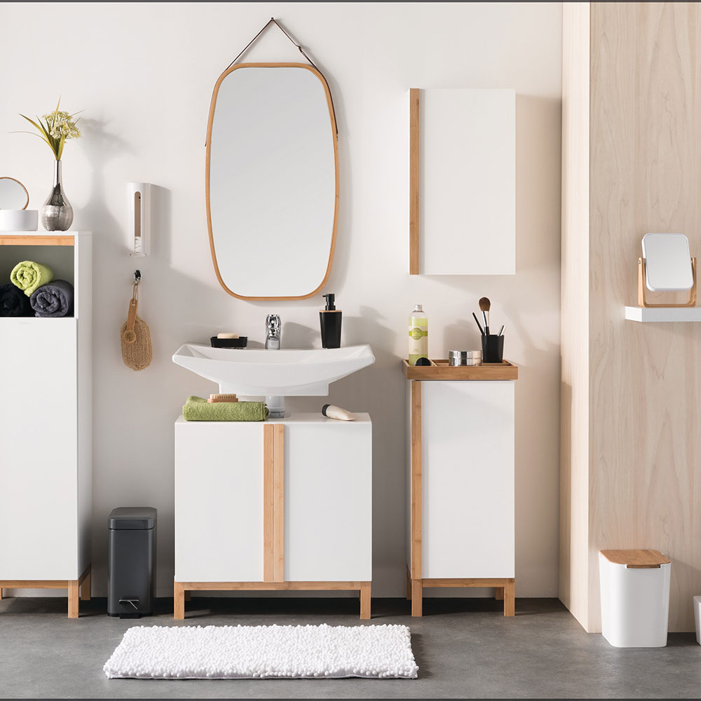 Διακοσμητικός Καθρέφτης Τοίχου (43X77) F-V Bamboo 160852 Διακόσμηση Καθρέφτες Spitishop