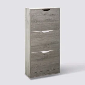 Παπουτσοθήκη Με 3 Ράφια/18 Θέσεων (60x23x119) F-V Grey 160392A