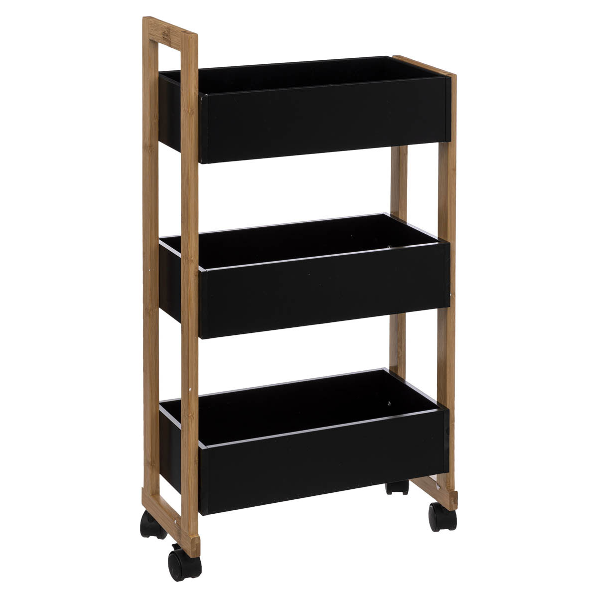 Τρόλεϊ Ραφιέρα 3 Θέσεων (41X20X80) F-V Natureo Black 140853B Όσα Αγαπήσατε Περισσότερο Μόλις Ξαναήρθαν - Είναι Πάλι Εδώ τα Είδη Οργάνωσης Που 