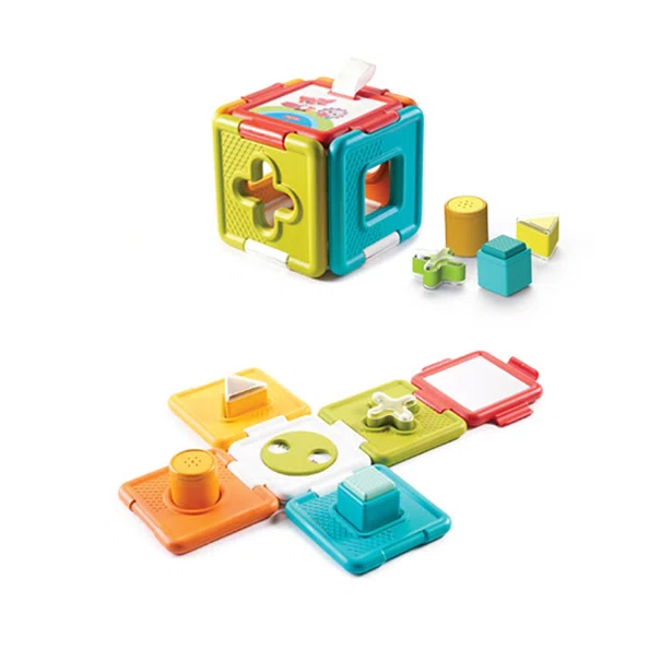 Κύβος Δραστηριοτήτων Tiny Love 2 in 1 Puzzle BR76611