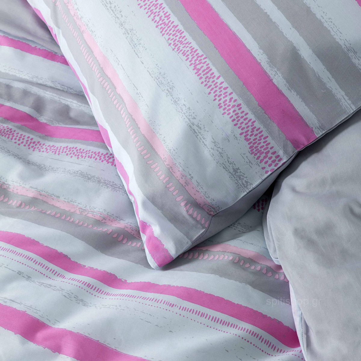Κουβερλί Υπέρδιπλο (220X240) Nima Bed Linen Kekoa Pink Λευκά Είδη Κρεβατοκάμαρας Υπέρδιπλα Spitishop