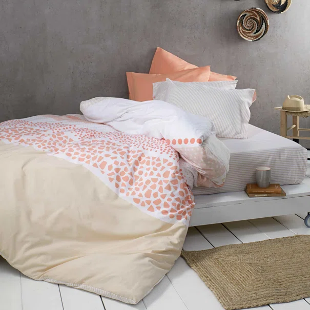 Κουβερλί Υπέρδιπλο (220x240) Nima Bed Linen Adisha Coral