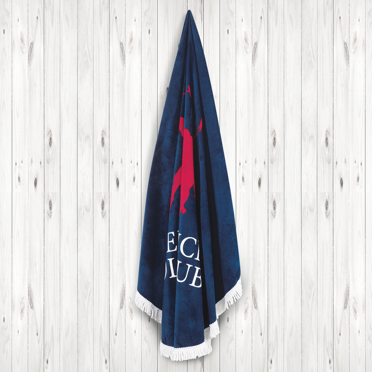 Στρογγυλή Πετσέτα Θαλάσσης Greenwich Polo Club Beach 2824 Blue Πετσέτες Ενηλίκων Στρογγυλές Spitishop