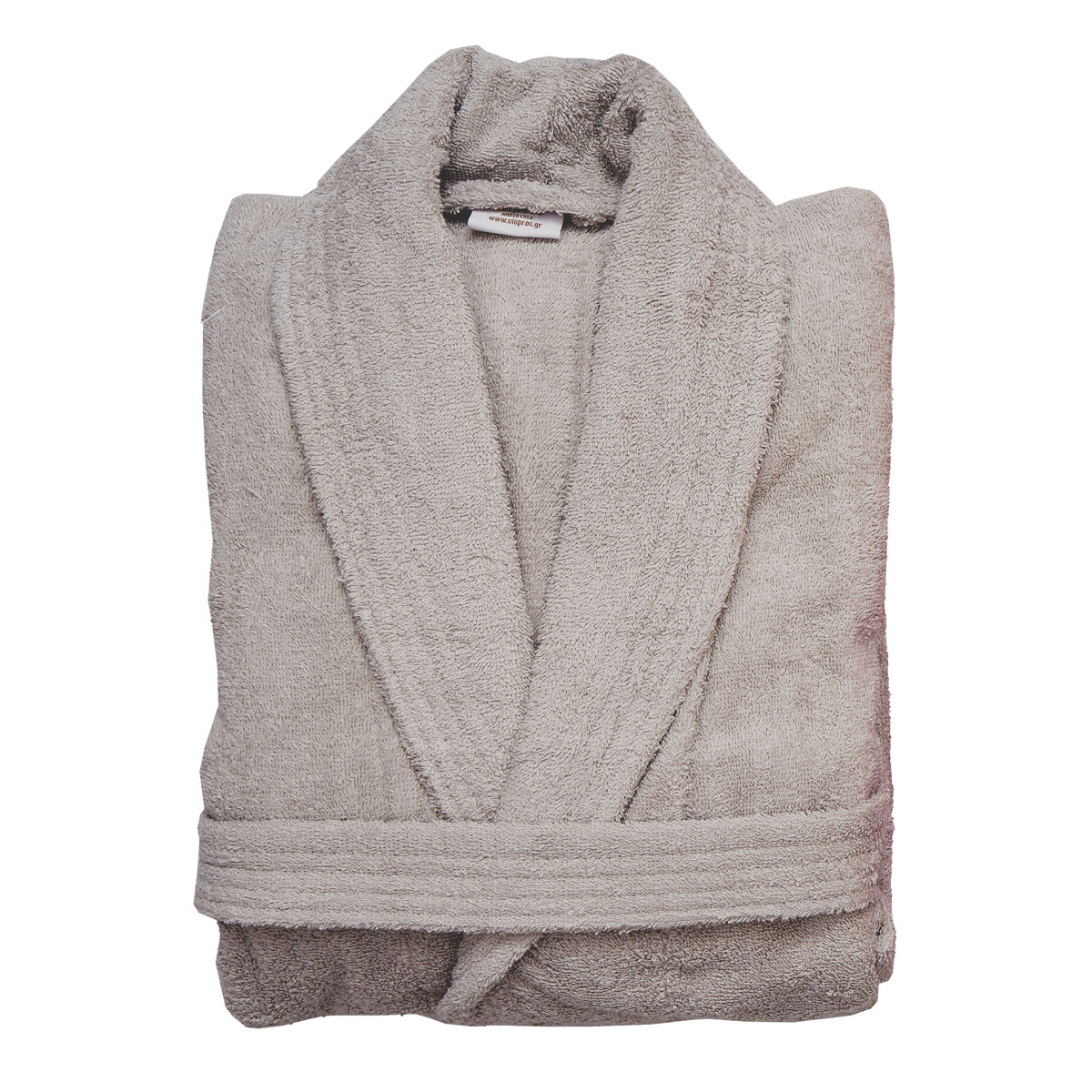 Μπουρνούζι Viopros Classic Bathrobes Γκρι Σκούρο