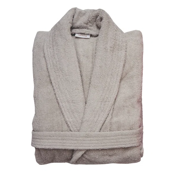 Μπουρνούζι Viopros Classic Bathrobes Γκρι Σκούρο