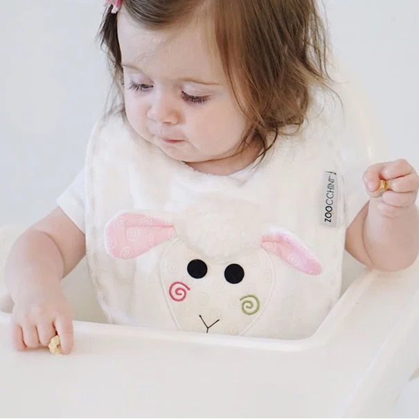 Σαλιάρα 0+ Μηνών (28x23) Zoocchini Lola The Lamb
