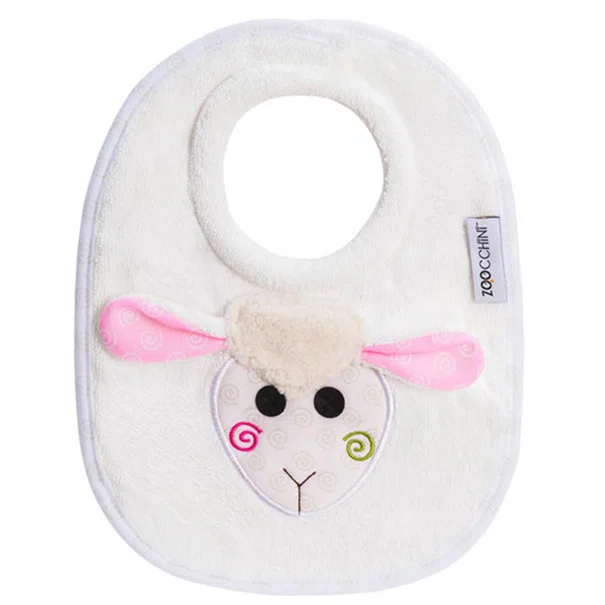 Σαλιάρα 0+ Μηνών (28x23) Zoocchini Lola The Lamb