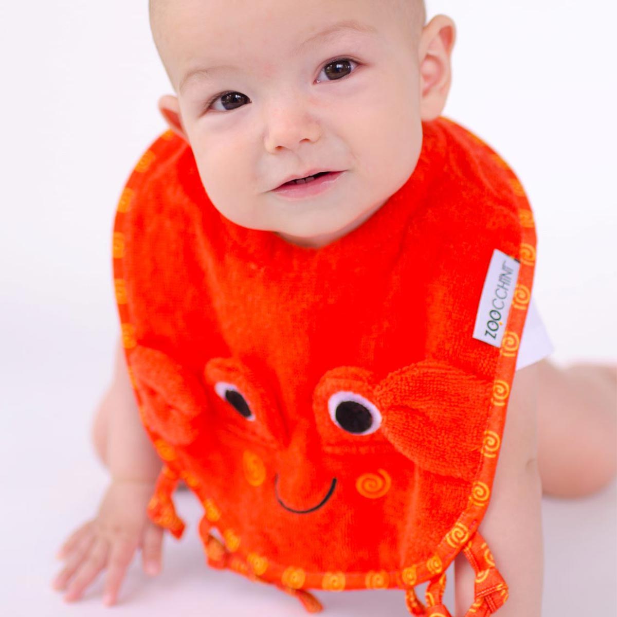 Σαλιάρα 0+ Μηνών (28x23) Zoocchini Charlie The Crab
