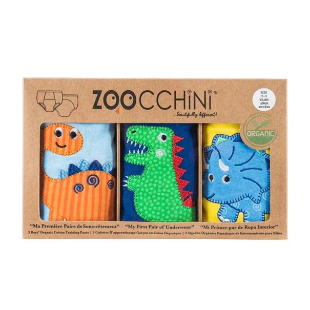 Σλιπ Εκπαιδευτικά (Σετ 3τμχ) Zoocchini Jurassic Pals Boys