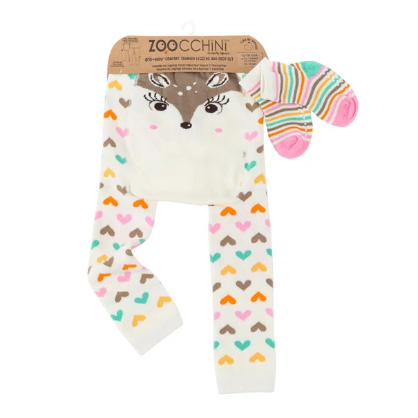 Βρεφικό Κολάν + Καλτσάκια (Σετ) Zoocchini Fiona The Fawn