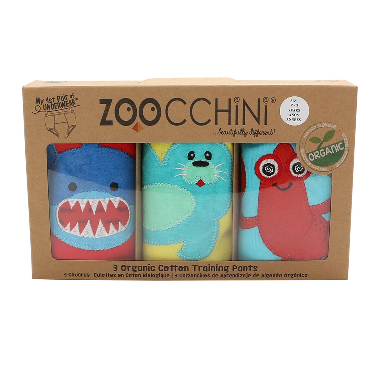 Σλιπ Εκπαιδευτικά (Σετ 3τμχ) Zoocchini Ocean Pals Boys