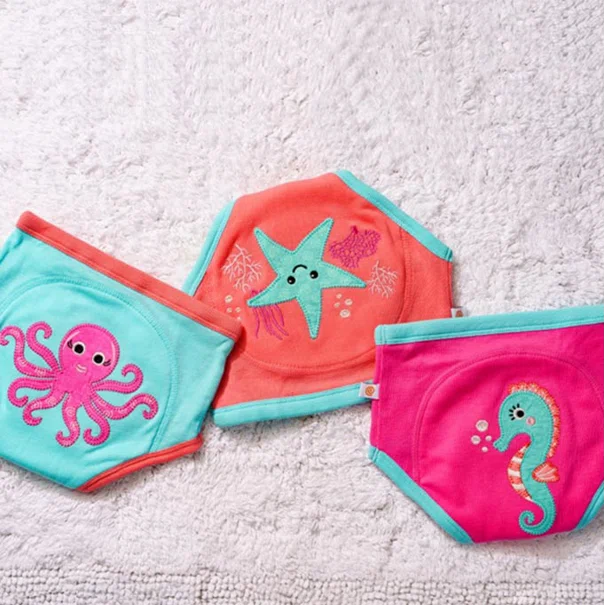 Σλιπ Εκπαιδευτικά (Σετ 3τμχ) Zoocchini Ocean Pals Girls