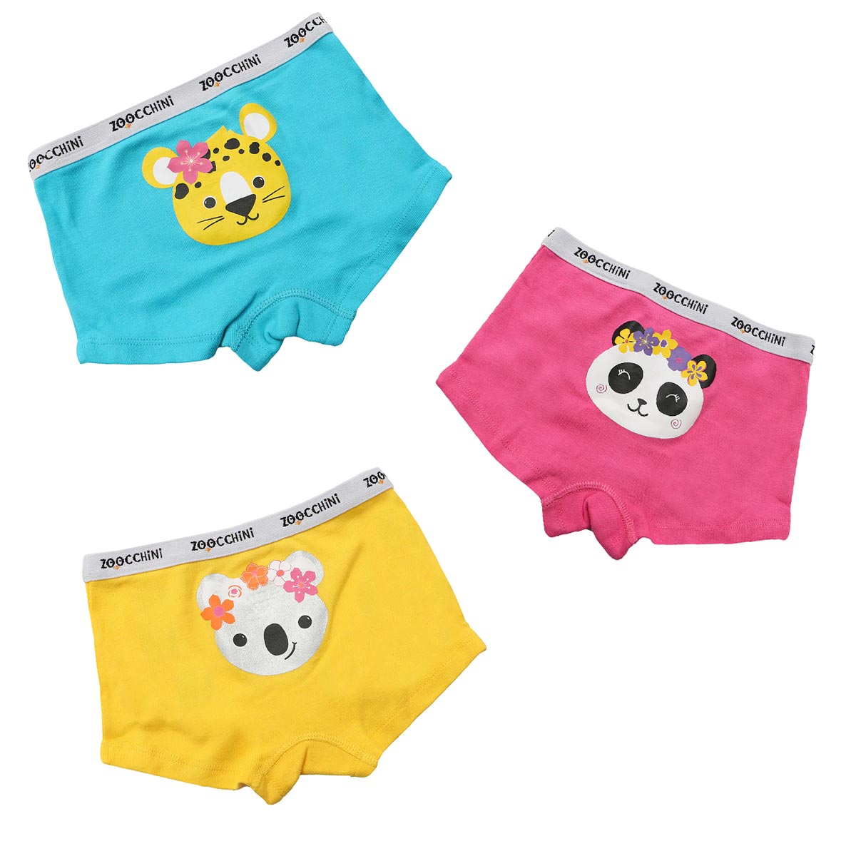 Μπόξερ Παιδικά (Σετ 3τμχ) Zoocchini Flower Power