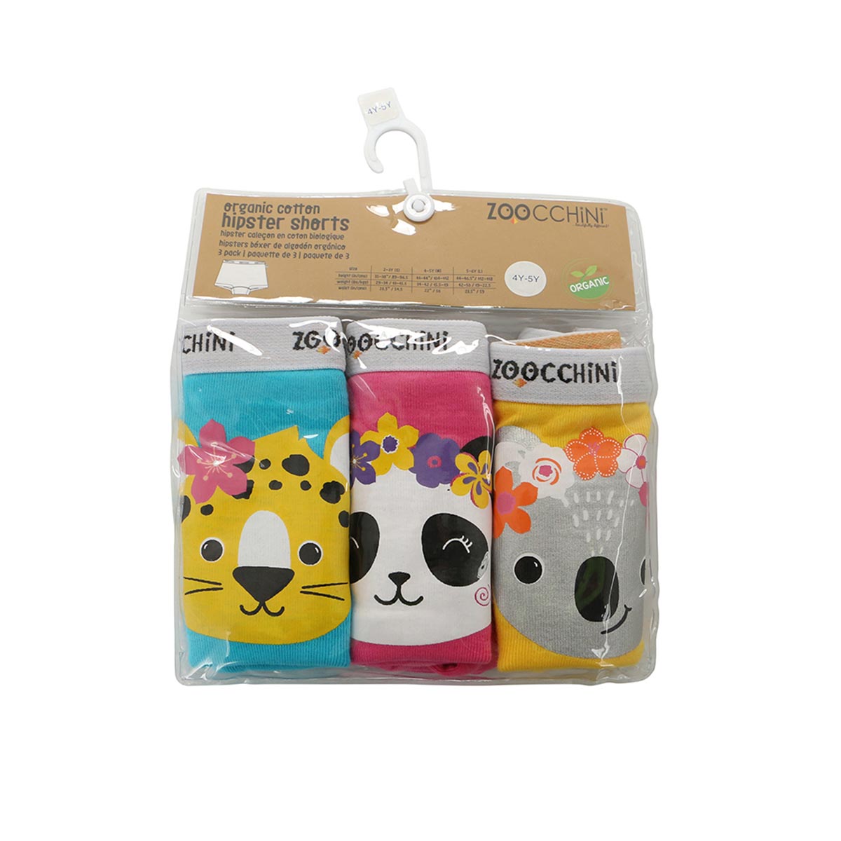 Μπόξερ Παιδικά (Σετ 3Τμχ) Zoocchini Flower Power Ένδυση Παιδική - Βρεφική Σπιτιού Εσώρουχα Spitishop