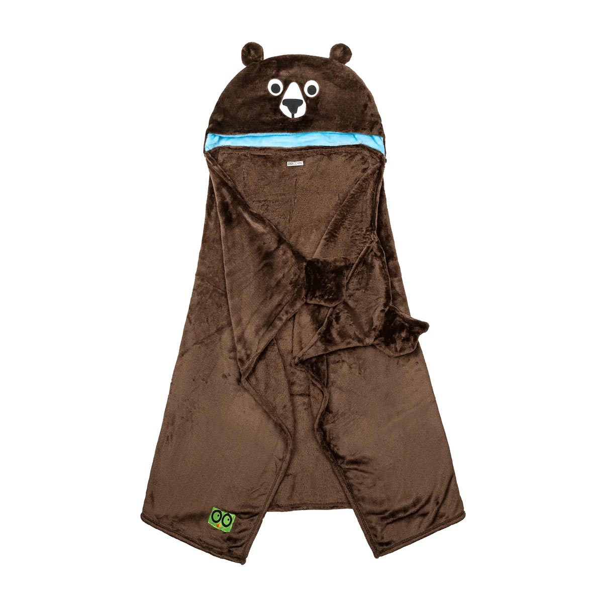 Κουβέρτα Fleece Με Κουκούλα (127x91.5) Zoocchini Bear