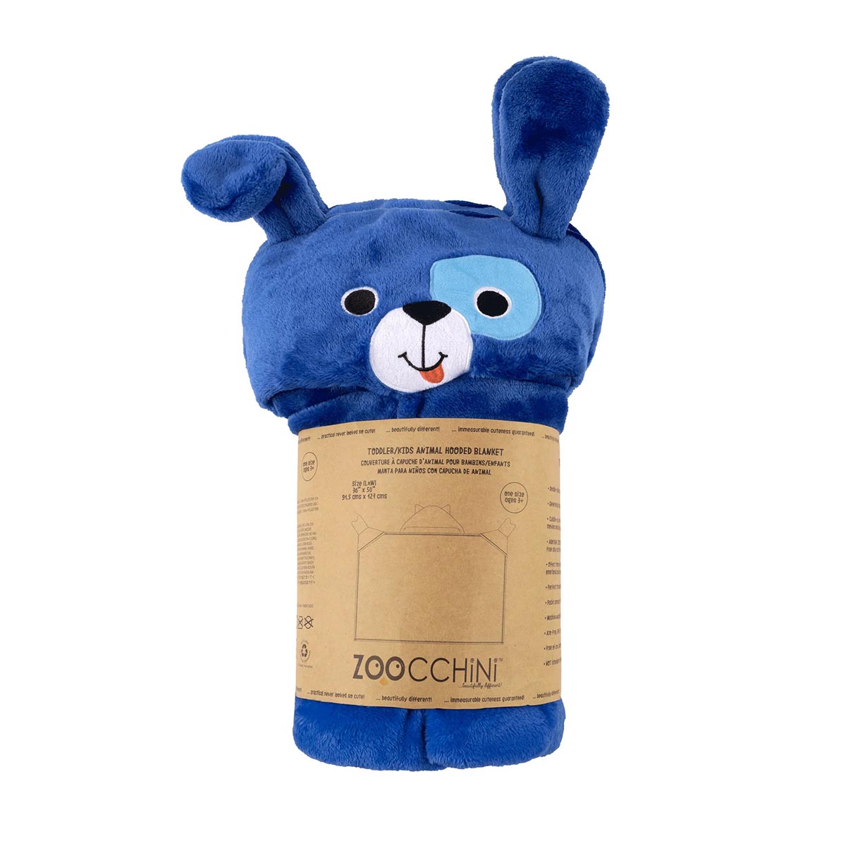 Κουβέρτα Fleece με Κουκούλα (127X91 5) Zoocchini Dog Βρεφικά Προίκα Μωρού Κουβέρτες Βρεφικές Spitishop