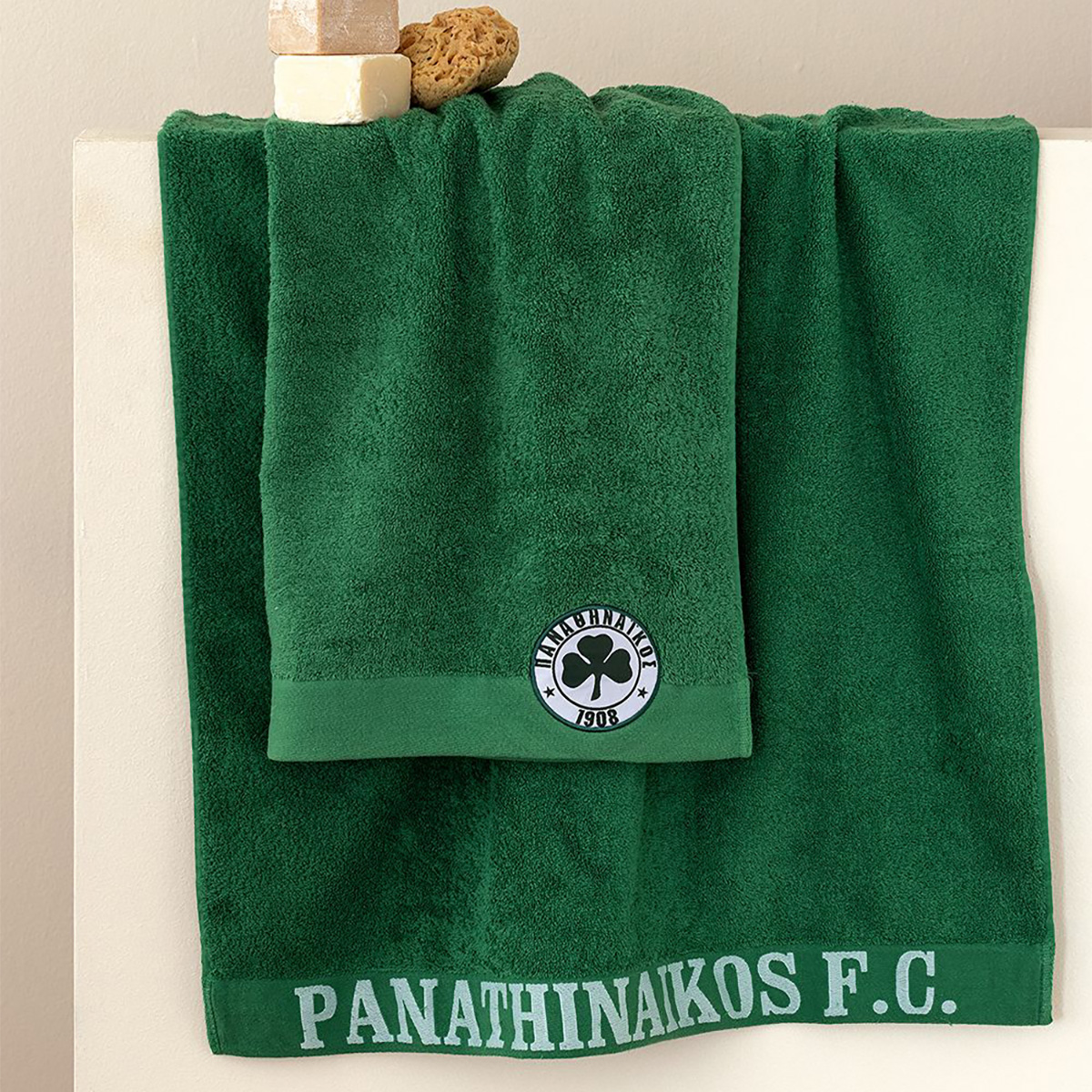 Πετσέτα Σώματος (70x140) Palamaiki Panathinaikos 1908 Towels 500gsm