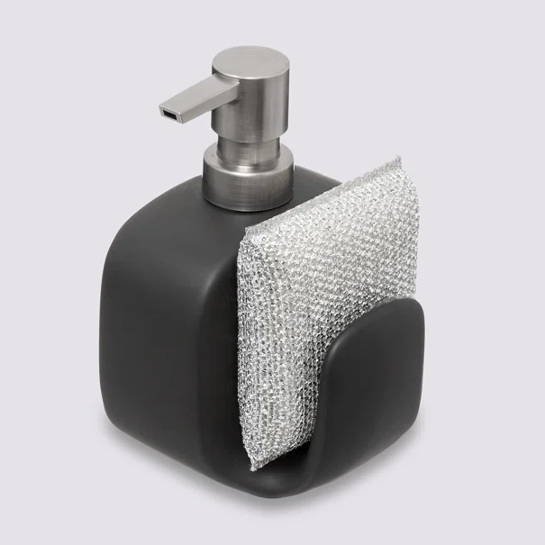 Δοχείο Υγρού Πιάτων 400ml + Θήκη Για Σφουγγάρι F-V Kitchen 167782
