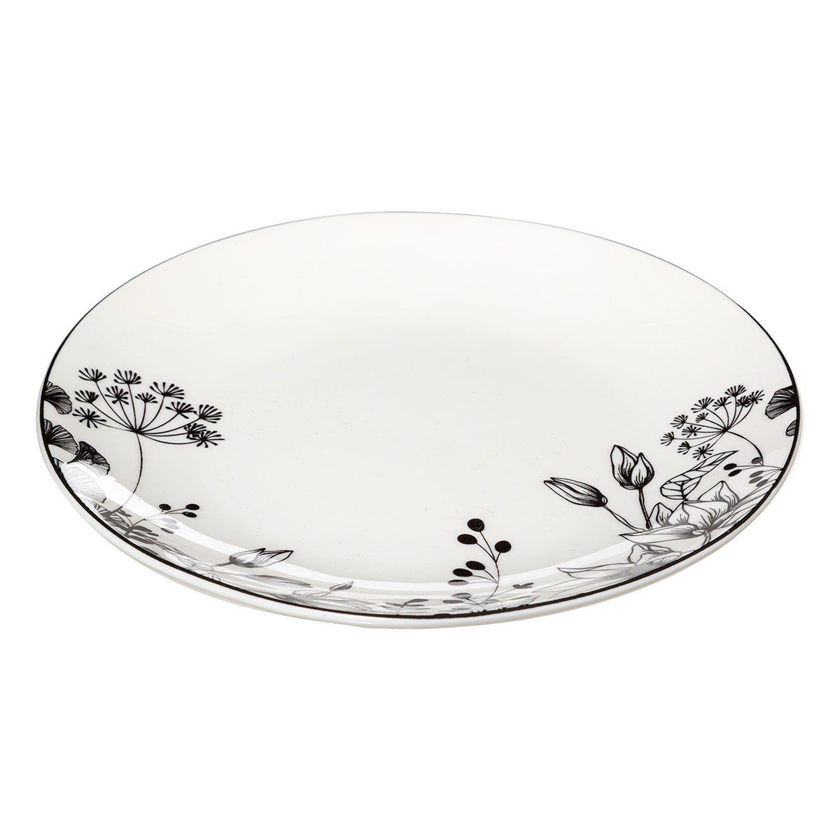 Πιάτο Φρούτου (Φ20) S-D White Floral 154846