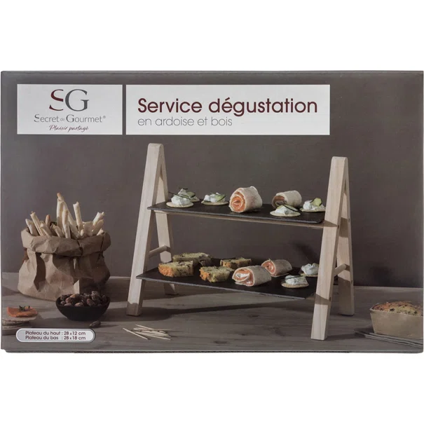 Ορντεβιέρα Διώροφη - Πλατώ S-D Serving Tray 160505