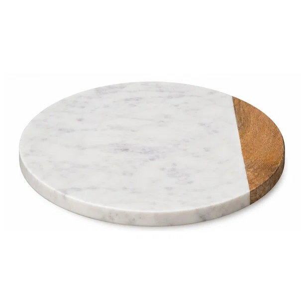 Περιστρεφόμενο Πλατώ Σερβιρίσματος (Φ30) S-D Marble White 173704A