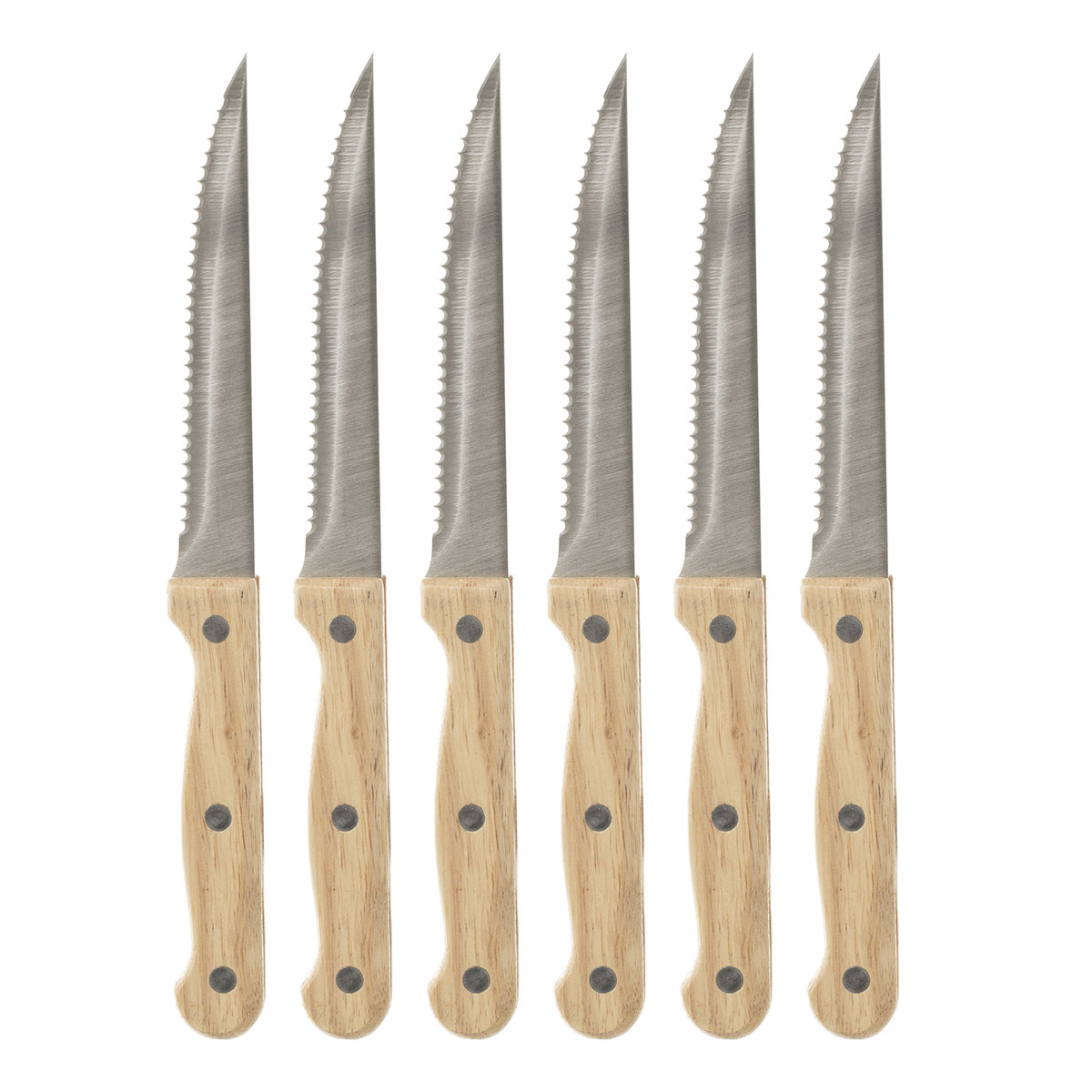 Μαχαίρια Κρέατος (Σετ 6τμχ) S-D Wooden Knives 151240