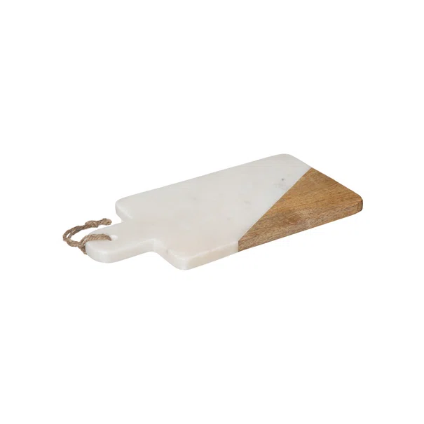 Πλατώ Σερβιρίσματος (15x30) S-D White Marble 173702A