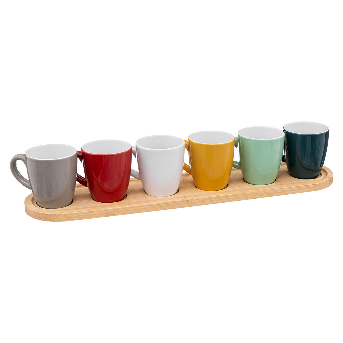 Φλυτζάνια Espresso 90ml Με Δίσκο (Σετ 7τμχ) S-D Colorama 188861