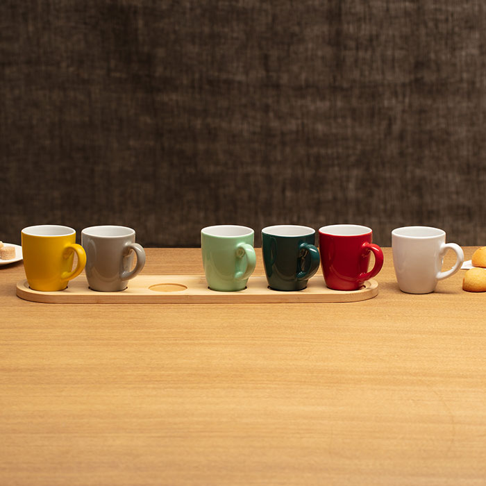 Φλυτζάνια Espresso 90Ml με Δίσκο (Σετ 7Τμχ) S-D Colorama 188861 Είδη Σερβιρίσματος Κούπες & Καφέ Τσαγιού Φλιτζάνια Spitishop