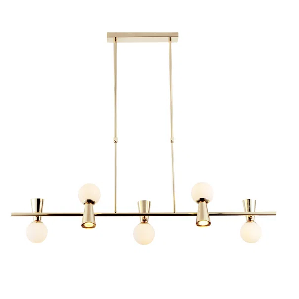 Φωτιστικό Οροφής Πολύφωτο Aca Kimolos OD94205PG Gold