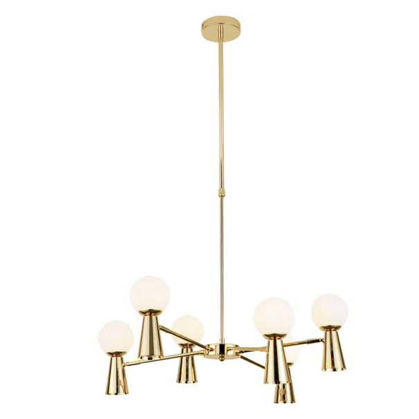 Φωτιστικό Οροφής Πολύφωτο Aca Kimolos OD94206PG Gold
