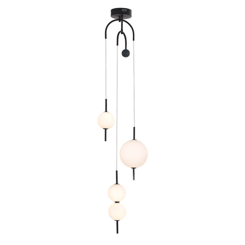 Φωτιστικό Οροφής Τρίφωτο LED Aca Amelia TNK323LED19P Black