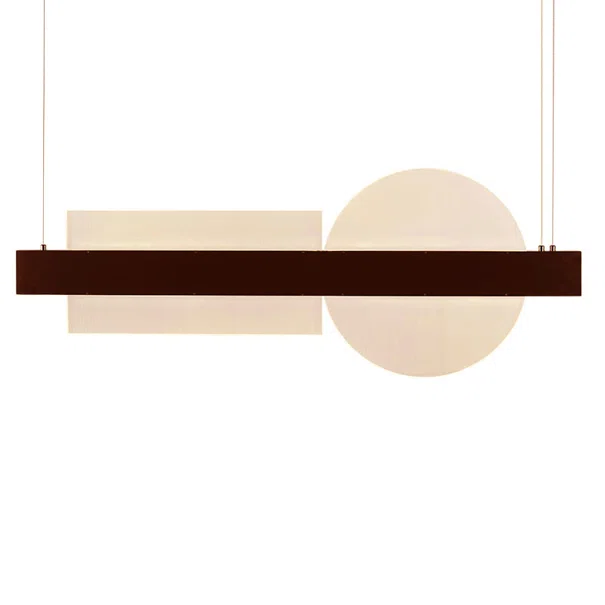 Φωτιστικό Οροφής LED Aca Earth DCR39214 Black/Clear
